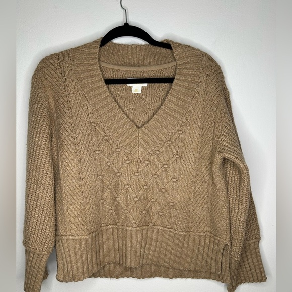 Anthropologie The Tillie V-Neck Pullover Sweater by Maeve - Picture 4 of 10